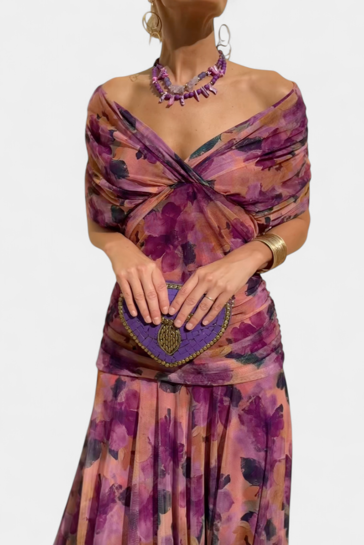 Eloria - Elegant Floral Dress