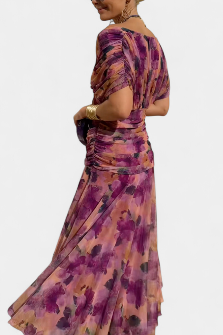 Eloria - Elegant Floral Dress