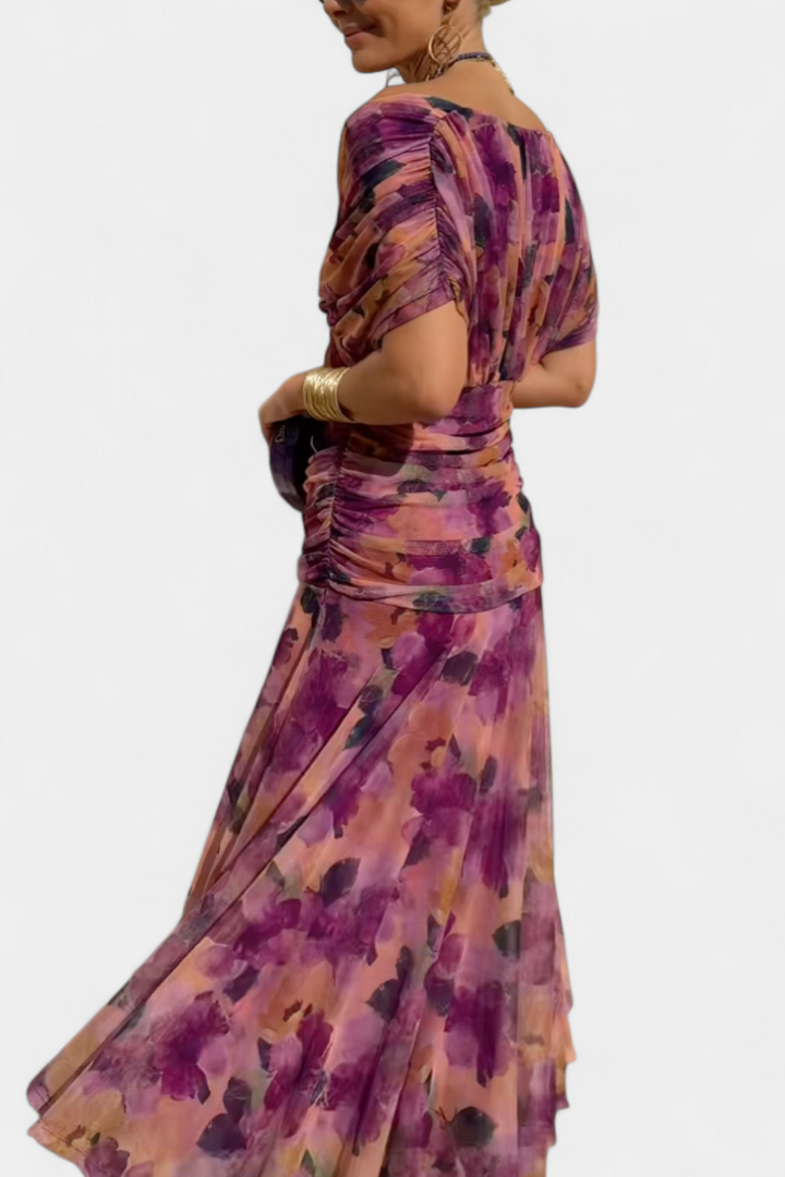 Eloria - Elegant Floral Dress