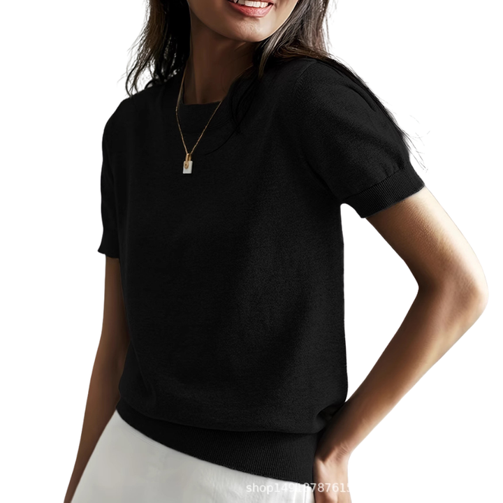 JENNY™ - Classic Round Neck Casual Top