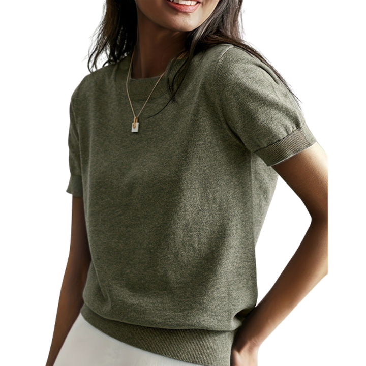 JENNY™ - Classic Round Neck Casual Top
