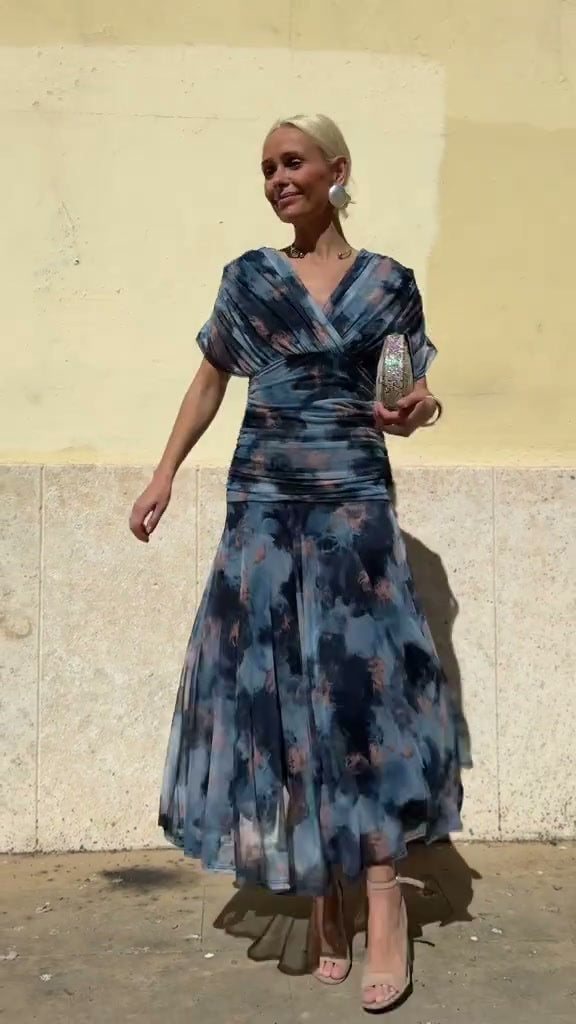 Luna - Elegant Blue Dress