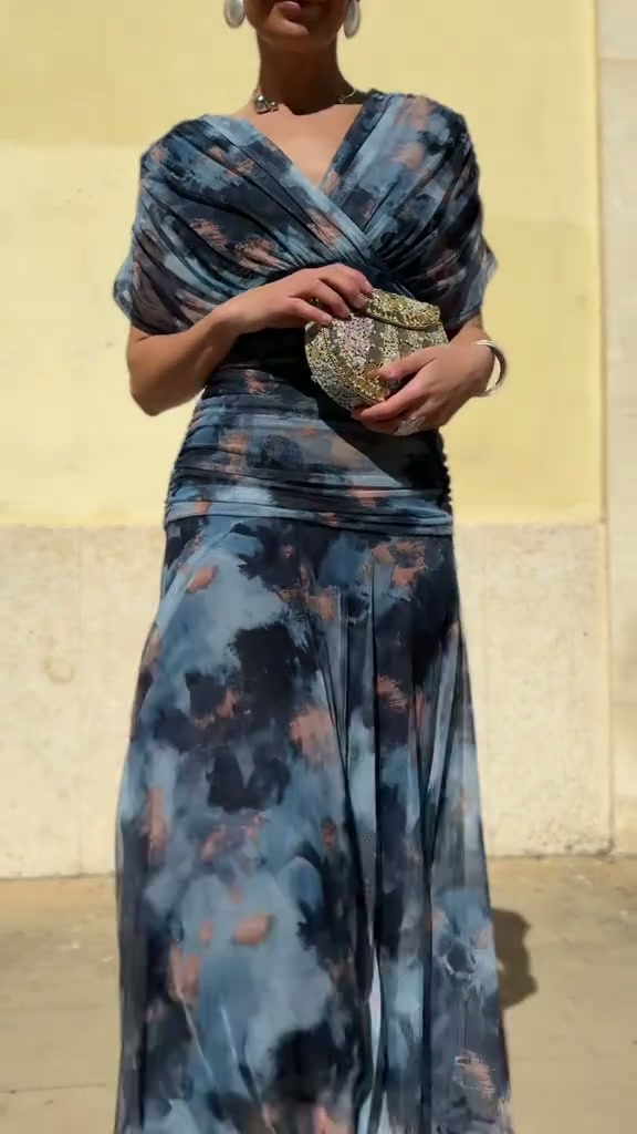 Luna - Elegant Blue Dress